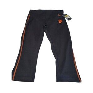 NWT Nike Womens MLB San Francisco Giants Dri-Fit Capri Sz Small